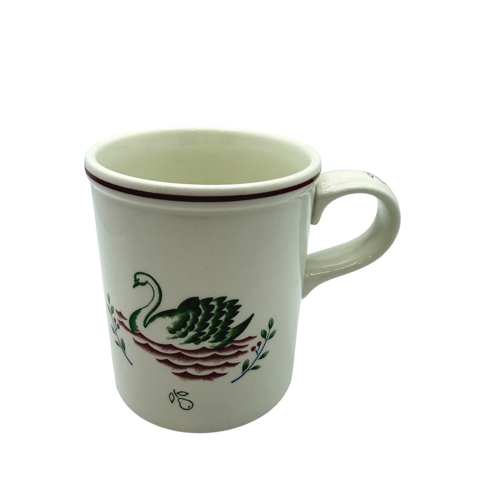 Johnson Brothers 12‎ Days of Christmas Mug Bird Coffee Cup England Swan Design